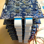 Eight board stack front